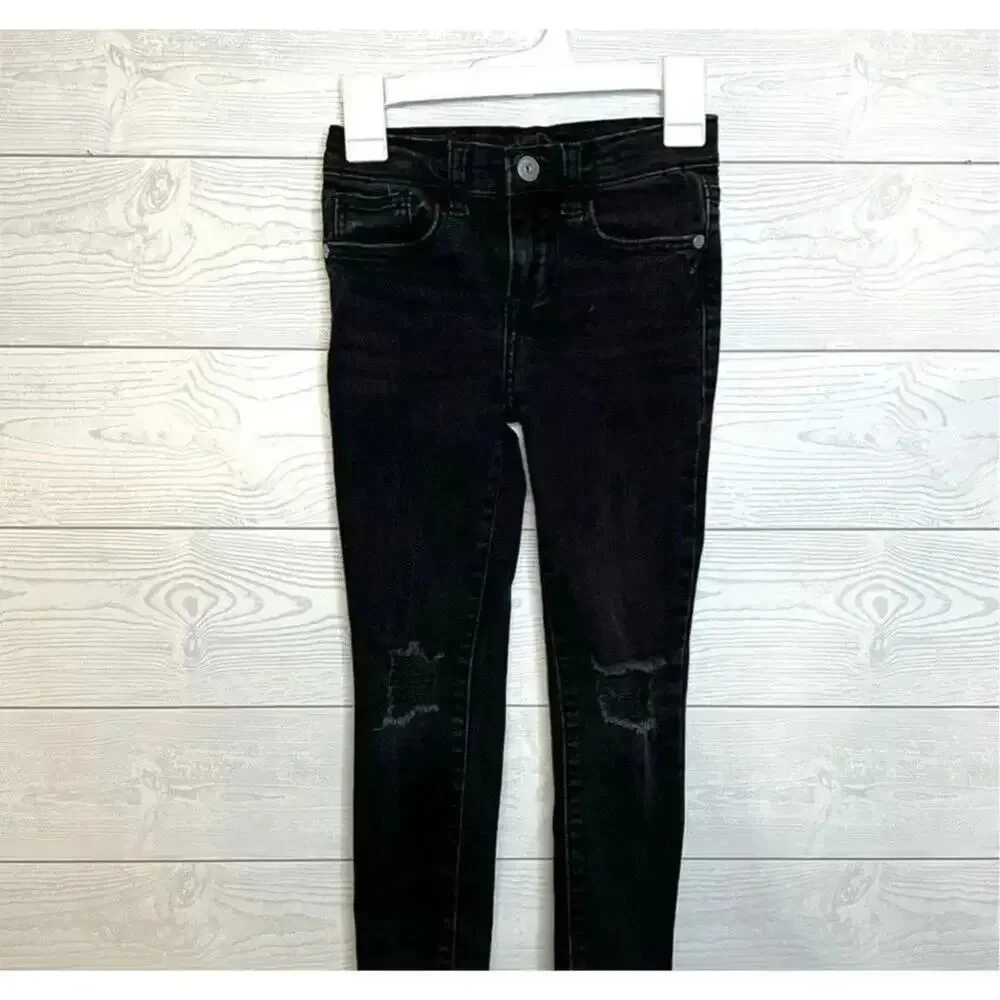 Art Class Girls' 2 pair distressed jeans Size 6